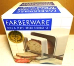 Farberware Slice & Serve Bread Storage Set Model #82201 Award Of Excellent New!!. Fixed Price $15.20.