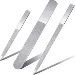 Mudder 3 Pcs Metal Diamond Nail File For Women Piece Set, Silver. Fixed Price $11.94.