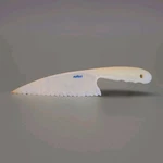 Zyliss Salad Lettuce Dessert Knife, Serrated Edge, Frosted Color, 11" Long. Fixed Price $7.50.