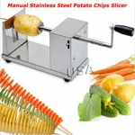 Manual Stainless Steel Potato Chips Slicer Spiral Twister Vegetable Cutter New. Fixed Price $35.72.