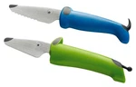 Kuhn Rikon Kinderkitchen 2-PIECE Set, Stainless Steel 10 Inch Blue & Green. Fixed Price $34.09.