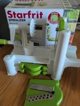 Starfrit Spiralizer Slicer With 3 Stainless Steel Blades Used Once. Fixed Price $10.88.