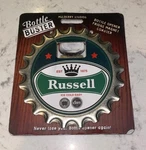 Bottle Buster (russell) Coaster Fridge Magnet Opener New In Package. Fixed Price $8.27.