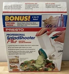 Presto Professional Salad Shooter Plus Electric Slicer-shredder (new Open Box). Fixed Price $55.00.