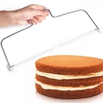 Double Wire Adjustable Cake Cutter Stainless Steel Leveler Slicer Baking Tool. Fixed Price $12.00.