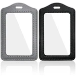 Ayzylpth Pack Genuine Leather Id Badge Holders, 4.4 X 2.8 Inch Vertical .... Fixed Price $8.95.