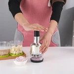 Manual Food Chopper Vegetable Onion Garlic Cutter Slicer Kitchen Tool Press. Fixed Price $12.99.
