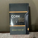 Cork Genius Wine Set Opener Kit W/ Aerator, Vacuum Sealer, Cutter. Fixed Price $85.00.