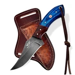 Handmade 1095 Steel Cowboy Hunting Knife With Leather Sheath, Skinner. Fixed Price $55.00.