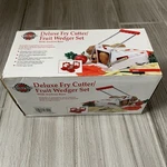 New Norpro Deluxe Fry Cutter Fruit Wedger Set Suction Base Model 6022. Fixed Price $22.99.