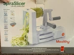 Mealthy Spiraslicer 5 Blade Spiralizer With Container *used One Time-all Parts*. Fixed Price $11.99.