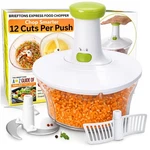 Brieftons Express 6.8-CUP Manual Food Chopper & Vegetable Cutter For Salsa, Sala. Fixed Price $36.32.