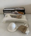 Lknw Farberware Classic Mandoline Fruit Vegetable Slicer With 3 Blades, Set. Fixed Price $19.99.