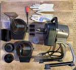 Teruisi Electric Vegetable Chopper/slicer 3 Feed Ports 1-5MM GJ806. Fixed Price $199.00.