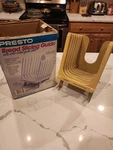 Presto Bread Slicing Guide Model #08610 Color-coded Slots With Box. Fixed Price $22.00.