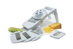 Norpro Deluxe Mandoline Slicer, Grater, Shredder, Julienne Juicer W/ Safety. Fixed Price $47.79.
