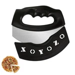 Xoyozo Pizza Cutter Salad Chopper Large Stainless Steel Blade 6.7", Black. Fixed Price $13.19.