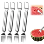 3 Pack Watermelon Fork Slicer 2-IN-1 Stainless Steel Fruit Cutter Tool. Fixed Price $21.63.