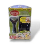 Miracle Peeler Dual Blade Julienne W/ Bonus Mandoline As Seen Tv. Fixed Price $19.99.