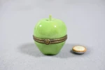 Phb Porcelain Hinged Box Granny Smith Apple With Pie Trinket Midwest. Fixed Price $29.99.