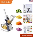 Safe Mandoline For Kitchen, Potato Slicer, All 1 Vegetables .... Fixed Price $92.66.