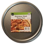 Handy Helper Stainless Steel Pizza Pan 12 Inch Non-stick Lightweight. Fixed Price $13.99.