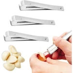 3PCS Stainless Steel Garlic Peeler - Clips Skin Remover Easily. Fixed Price $8.38.