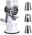 Rotary Cheese Grater Hand Crank - Mandoline Vegetable Slicer With 3 Stainless. Fixed Price $22.00.