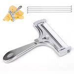 Stainless Steel Wire Slicer For Cutting Large Cheeses, Adjustable Chee.... Fixed Price $16.97.