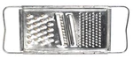 Vintage Ekco Made China Stainless Steel Hand Held Grater Zester Slicer 10". Fixed Price $8.00.