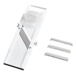 Benriner Beige Mandoline Slicer With 4 Blades For Fruits Veggies. Fixed Price $42.09.