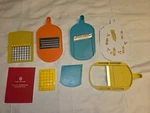 Cooks Essentials Electric Mandoline Slicer Cube Disk Blades Parts Cook's K44536. Fixed Price $19.82.