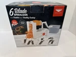 Paderno World Cuisine 6-BLADE Vegetable Slicer / Spiralizer Scratch & Dent. Fixed Price $29.99.
