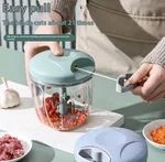 900ML Vegetable Chopper Manual Food Processor Hand Pull String Big Garlic Mincer. Fixed Price $15.99.