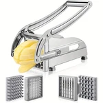 Heavy Duty Stainless Steel French Fry Cutter With Suction Feet For Potatoes. Fixed Price $20.20.