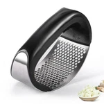 Garlic Press Crusher Squeezer Manual Tool Stainless Steel Masher Kitchen. Fixed Price $6.50.