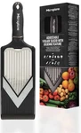 Microplane: Vegetable Mandoline V-cut With 2 Blades: For Slices Julienne. Fixed Price $25.00.