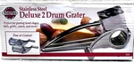 Stainless Steel Norpro Deluxe 2 Drum Grater Fine Coarse Nuts Cheese More #333. Fixed Price $9.00.