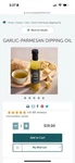 Pampered Chef Garlic-parmesan Dipping Oil Item# 101364 Exp 11/26. Fixed Price $16.00.
