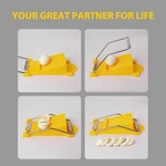 2 Pack Multi-purpose Stainless Steel Wire Boiled Egg Slicer,cuts 10 Slicers F.... Fixed Price $25.19.