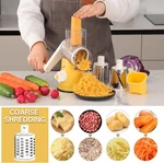Cambom 5 In 1 Rotary Cheese Grater Hand Crank Vegetable Slicer Shredder Chopper. Fixed Price $45.95.