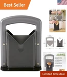 The Bagel Guillotine Universal Slicer, Silver, 9.25-INCH Effortless Stainl.... Fixed Price $41.70.
