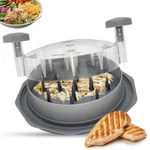 Zeecom Chicken Shredder Tool, Twist-style Meat For Standard, Silver. Fixed Price $19.99.