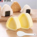 Dimvka Onigiri Mold, 2 Rice Ball Triangle Sushi Pack, White. Fixed Price $11.15.
