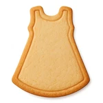Trapeze Dress Cookie Cutter & Stamp, Fondant Clay - 3.4X4". Fixed Price $14.99.