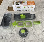 Vegetable Chopper 13 In 8 Exchangeable Blade New W/booklet Gourmet Trends. Fixed Price $11.95.
