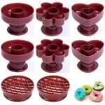 Ddlife 8 Pcs Maker Doughnut Molds,diy Mold,donut Cutter,b.... Fixed Price $24.99.