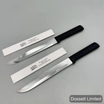 Rada Cutlery W207 Slicer Ssr Knife Set High Carbon Stainless Usa Black Handles. Fixed Price $26.99.