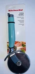 Kitchenaid Stainless 9" Pizza Wheel Cutter Slicer Aqua Sky KE1130 New. Fixed Price $19.99.