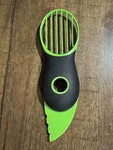 Oxo Good Grips 3-IN-1 Avocado Slicer Green All One Tool Splits Pits & Slices. Fixed Price $6.00.